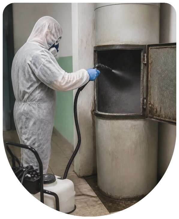 Профессиональная дезинфекция мусоропровода в Новотроицке